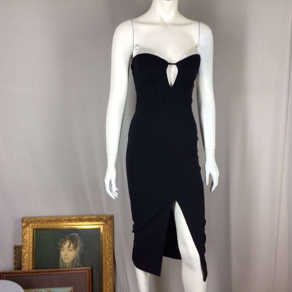 New Black and white corset dress
